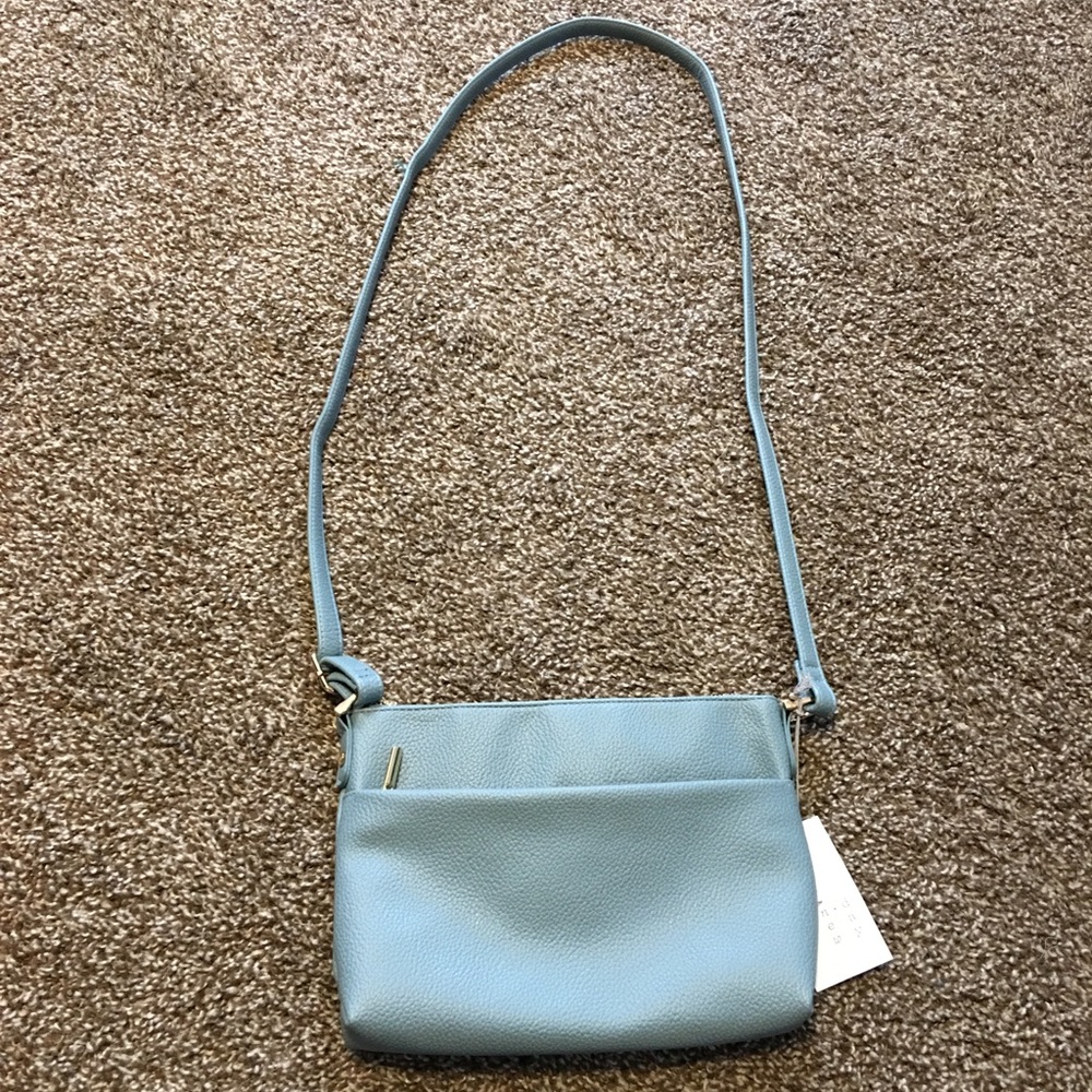A.N.D a New Day blue crossbody/regular purse NWT
